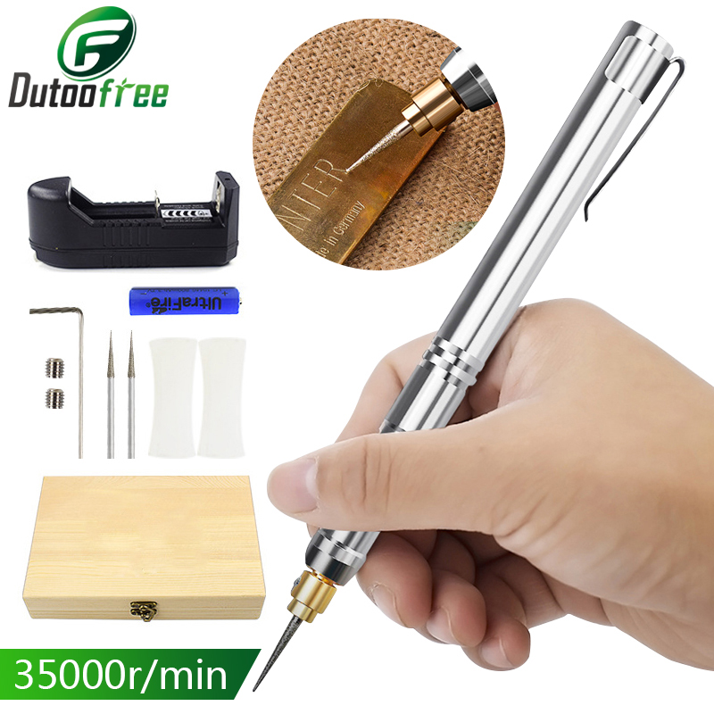 Cordless Rotary Tool Kit Accessories - มินิไร้สายโรตารี่ชุดกล่องเครื่องมือไม้แกะสลักปากกา DIY สำหรับเครื่องประดับโลหะแก้วไร้สายขนาดเล็กสว่านโรตารี่เครื่องมืออุปกรณ์เสริม