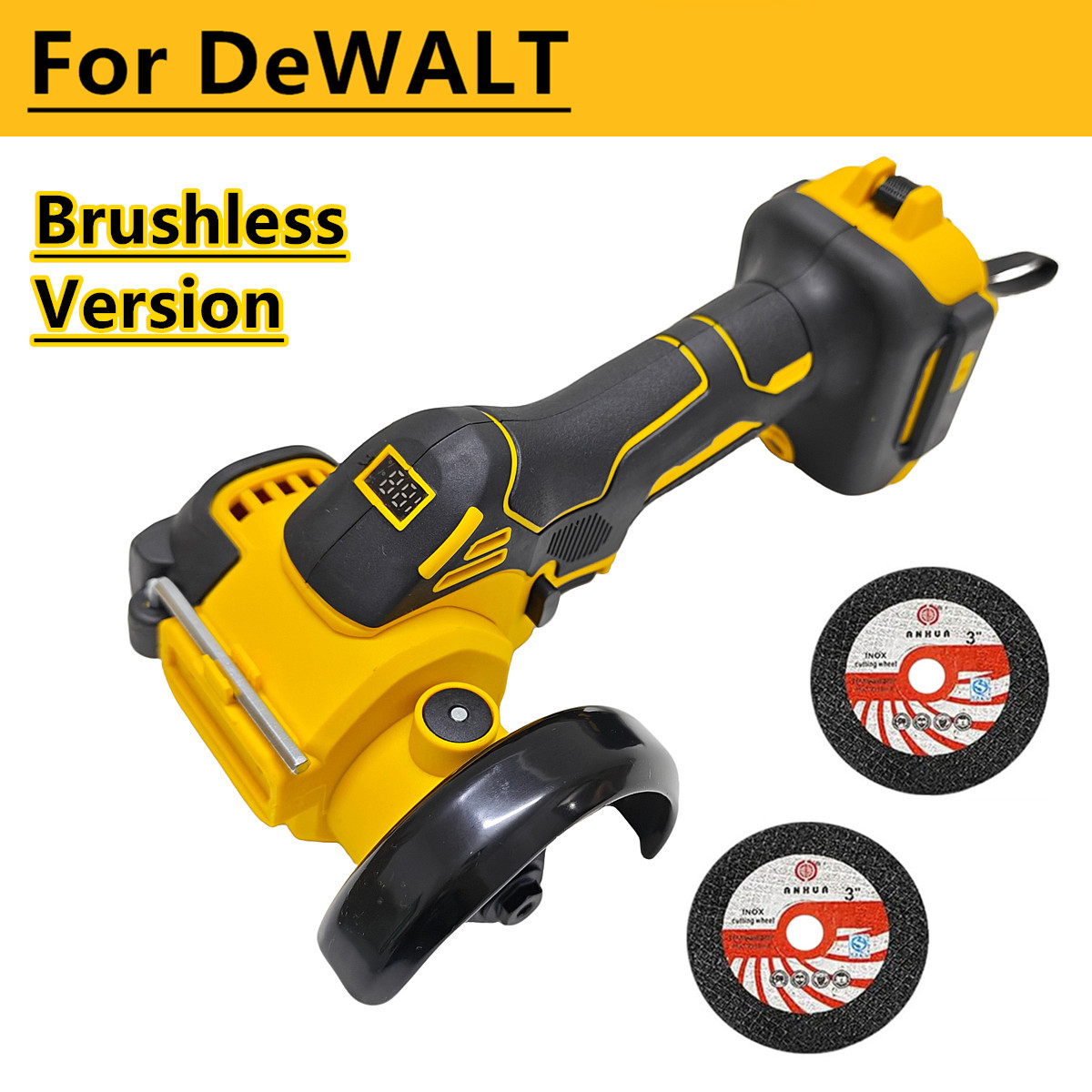 Brushless Angle Grinder Battery Powered - เครื่องเจียรมุมไร้แปรงถ่าน 3 นิ้ว เครื่องตัดไร้สาย สำหรับขัด เจียร
