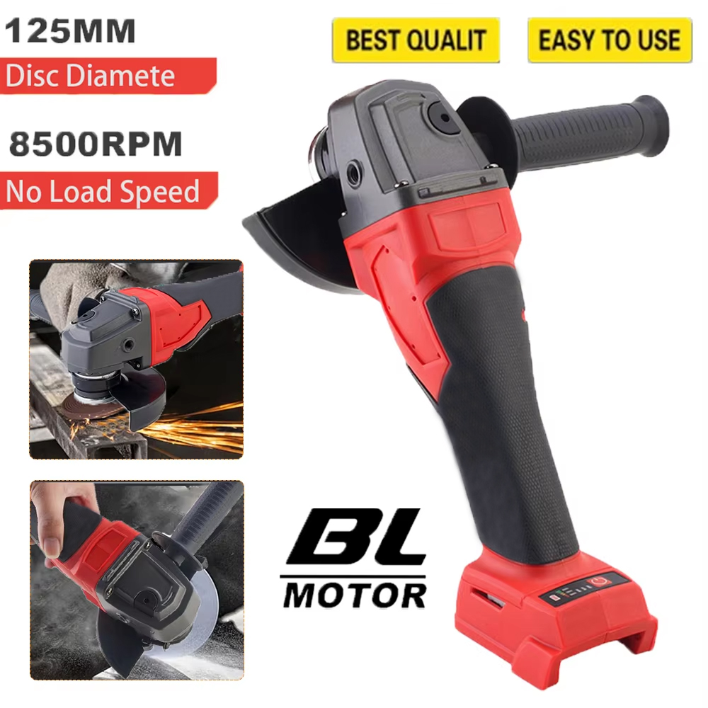 Brushless Angle Grinder Battery Powered - เครื่องเจียรไฟฟ้า 125 มม. 3 ระดับความเร็ว แบบไร้แปรงถ่าน