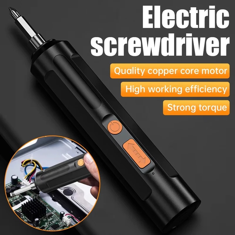 Electric Screwdriver Rechargeable Usb - ไขควงไฟฟ้าแบบไร้สาย แบตเตอรี่ชาร์จได้ ไขควงไร้สายกำลังสูง ไขควงกระแทกไร้สาย สว่านไฟฟ้า
