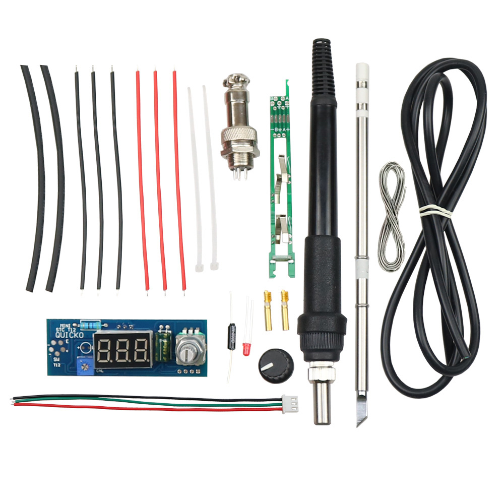 Digital Soldering Station T12 - STC-T12 บัดกรีเหล็กชุด DIY/หน่วย Digital การประสาน สถานีเหล็กอุณหภูมิชุดควบคุม/QUICKO