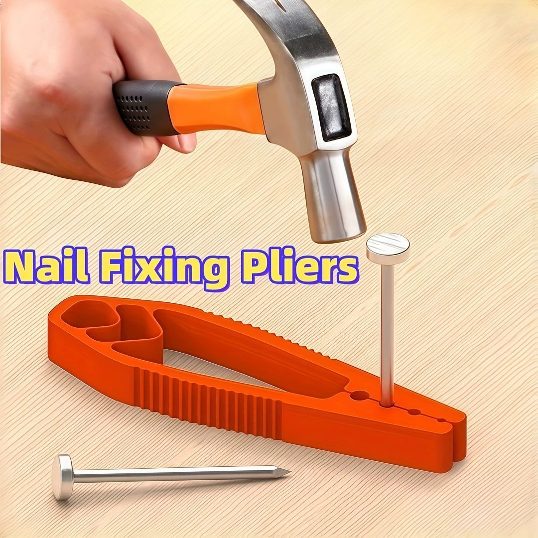 Hand Tools - เครื่องมือซ่อมตะปูแบบพกพา ทำจากพลาสติก สำหรับงานไม้ ใช้สำหรับตอกตะปูอย่างปลอดภัย ซ่อมแซมงานไม้ ซ่อมแซมบ้าน