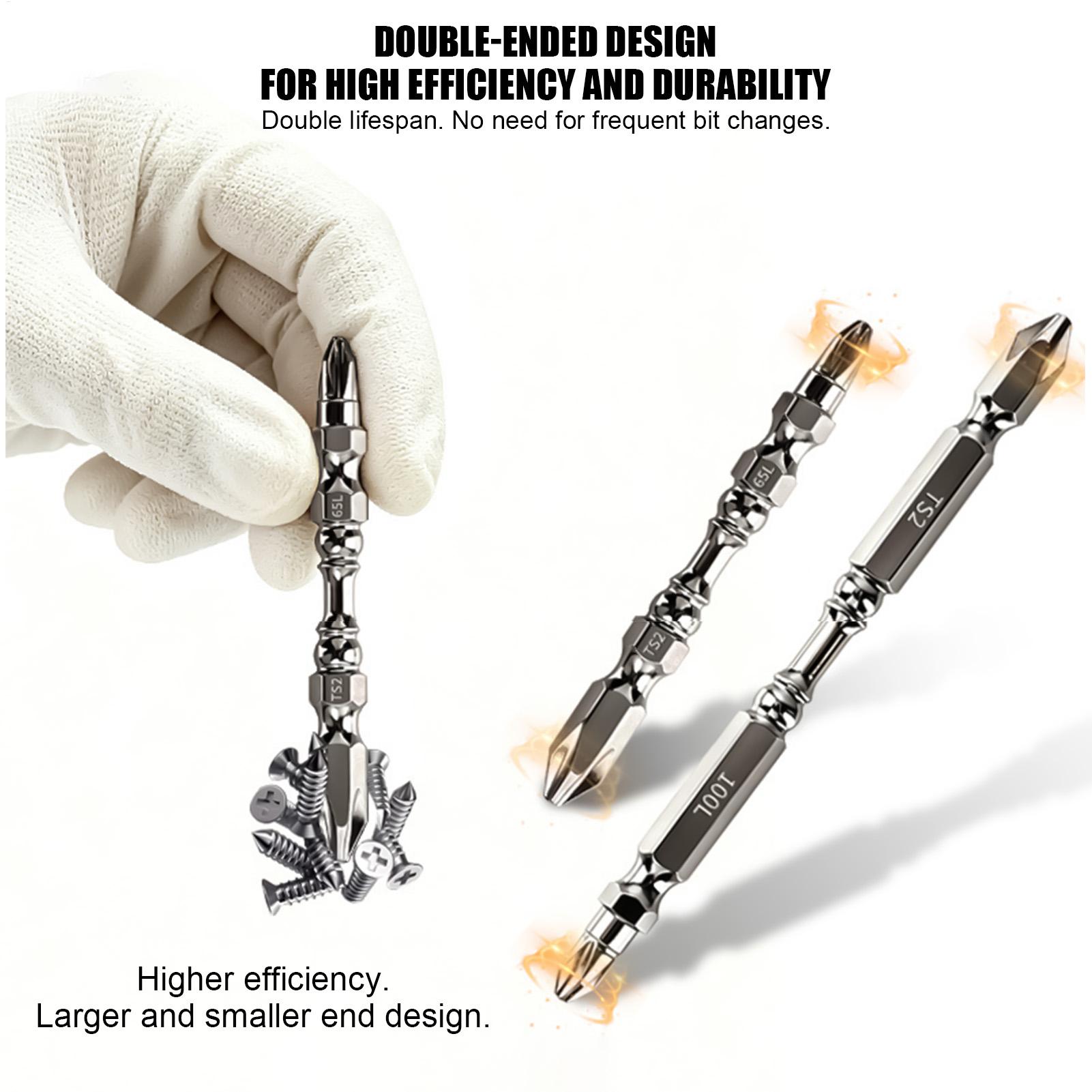 Hand Tools - ชุดไขควงแม่เหล็กแบบหนา หัวหกเหลี่ยม ป้องกันการลื่น ชุดเครื่องมือช่าง 10 ชิ้น