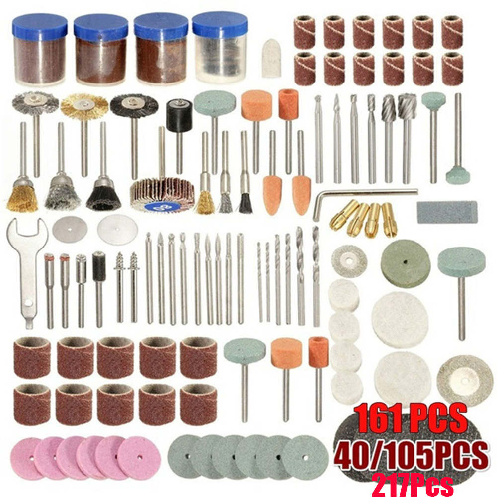 Reciprocating Saw Attachment Drill - 40 ~ 21 ชิ้นเครื่องมือโรตารี่เครื่องมือชุดอุปกรณ์เสริมเหมาะกับ Dremel เจาะขัดอุปกรณ์เสริม