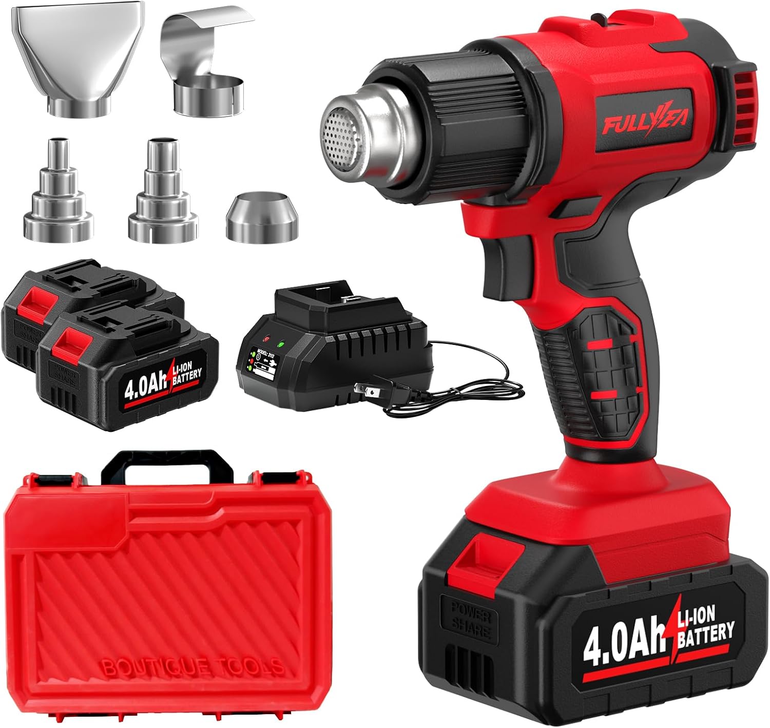 Cordless Heat Gun For Shrink Tubing - ปืนลมร้อนไร้สาย ความร้อนสูงสุด 1022 องศา ° F
