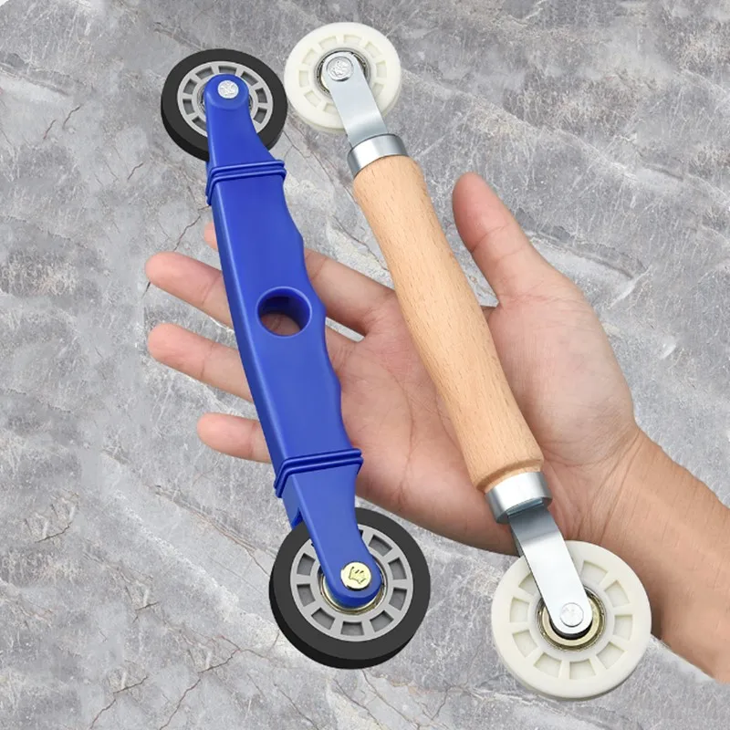 Hand Tools - ลูกกลิ้งยางสำหรับติดตั้งมุ้งลวดหน้าต่าง 1 ชิ้น พร้อมที่ดึงแบบสองหัวสำหรับติดตั้งมุ้งลวด
