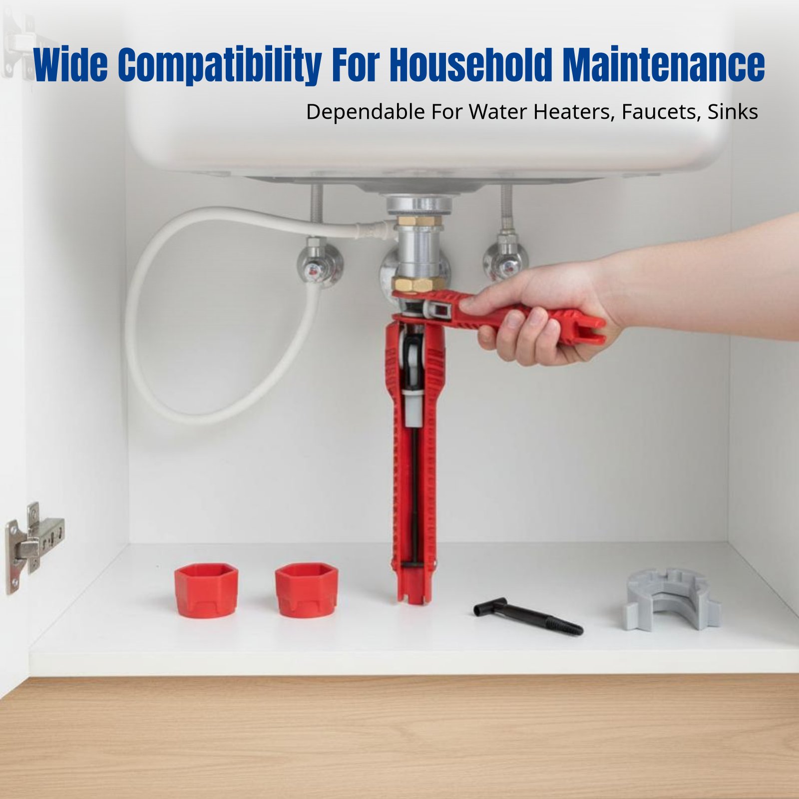 Plumbing - ประแจซิงค์ประปา, เครื่องมือพลาสติกอเนกประสงค์, การติดตั้งวาล์วก๊อกน้ำในห้องน้ำ, การซ่อมแซมบ้าน