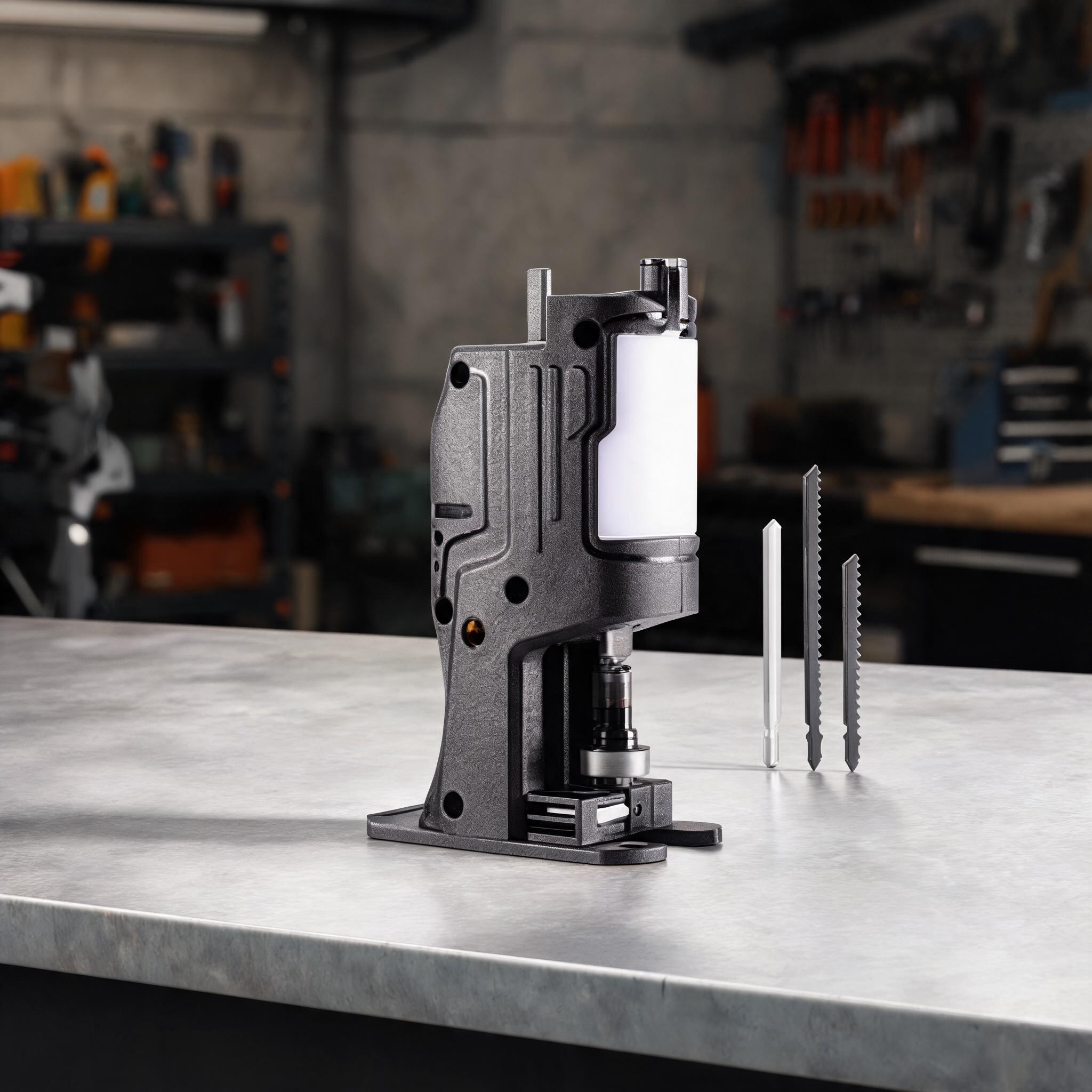 Reciprocating Saw Attachment Drill - อะแดปเตอร์แปลงสว่านไฟฟ้าแบบมือถือเป็นเลื่อยโซ่แบบพกพา สีดำ ทำจากพลาสติก สำหรับงาน DIY