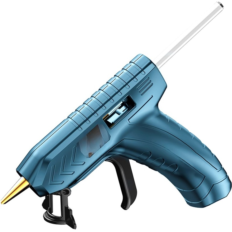 Hot Melt Glue Gun Cordless - ปืนกาวร้อนไร้สายแบบชาร์จไฟได้ พกพาสะดวก ยึดติดแน่น กาวร้อน 7 มม.