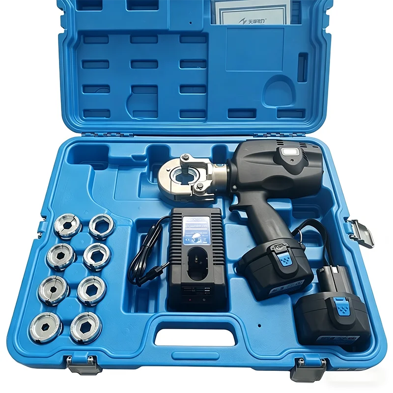Power Tools - BC-706/22 คีมย้ำสายไฮดรอลิกแบบมืออาชีพ 60kN ใช้แบตเตอรี่ สำหรับข้อต่อสายเคเบิลและตัวเชื่อมต่อ
