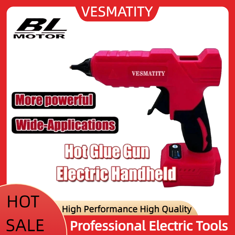 Hot Melt Glue Gun Cordless - ปืนกาวร้อนไร้สาย ปืนกาวไฟฟ้า ใช้กาวแท่งขนาด 11 มม. ปืนเชื่อมกาวร้อน