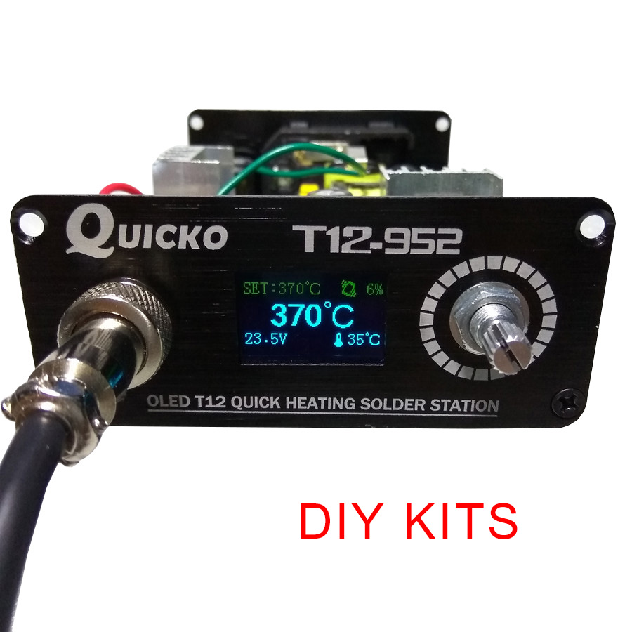 Digital Soldering Station T12 - T12 STC-OLED soldering Station เหล็ก DIY