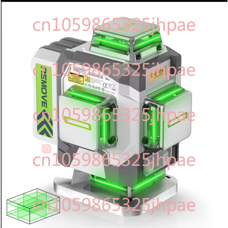 Laser Level 16 Lines 4D Green - เครื่องระดับเลเซอร์ Huepar 2024 ดีไซน์ใหม่ 4D 16
