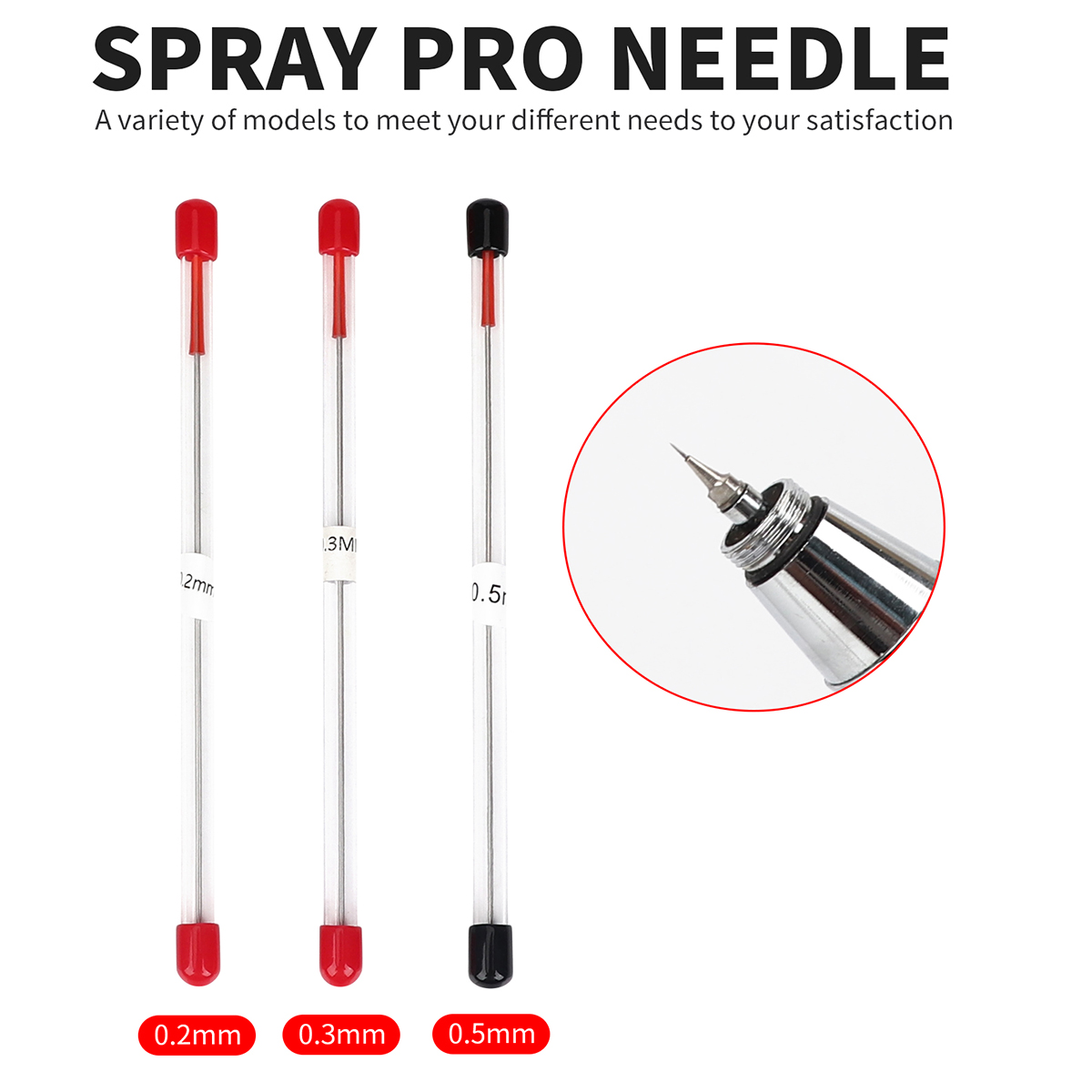 3pcs ชุด 0.2/0.3/0.5mm Airbrus - Airbrush Kit With Mini Compressor บทวิจารณ์และราคา