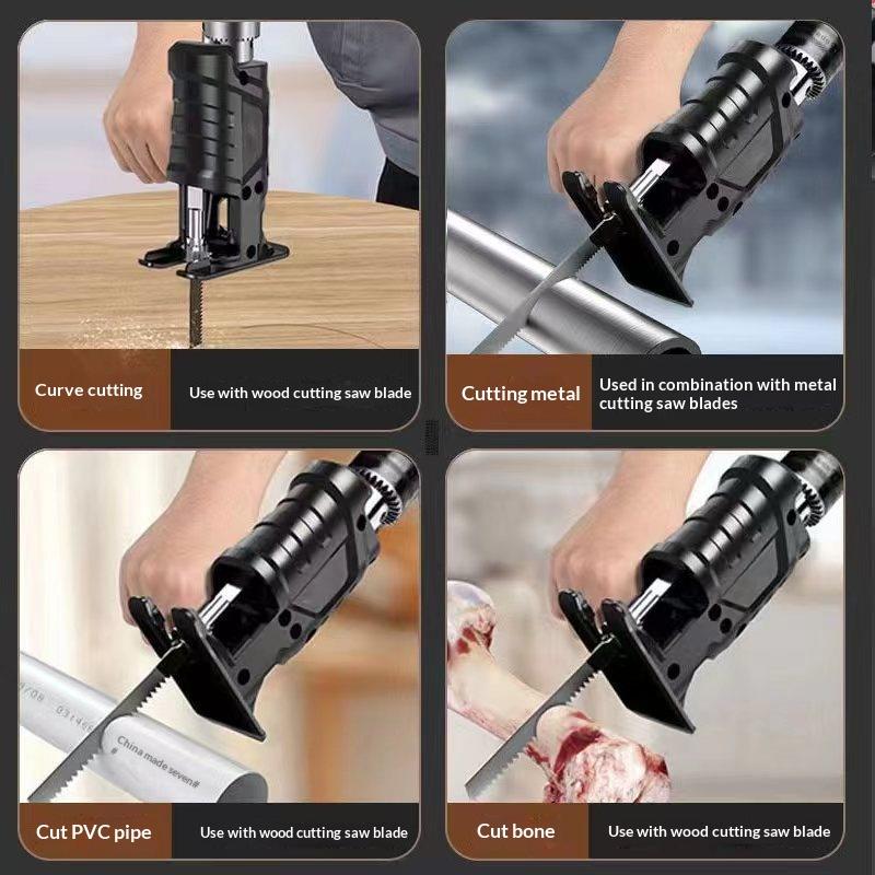 ♥ อะแดปเตอร์แปลงสว่านไฟฟ้าเป็น - Reciprocating Saw Attachment Drill บทวิจารณ์และราคา