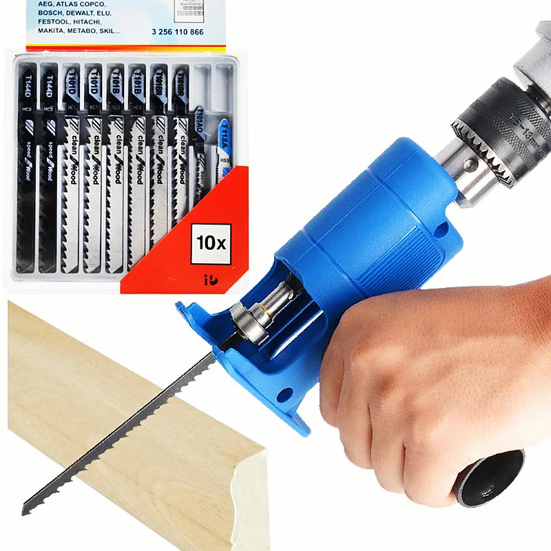 อะแดปเตอร์เลื่อยไฟฟ้าแบบลูกสูบ - Reciprocating Saw Attachment Drill บทวิจารณ์และราคา