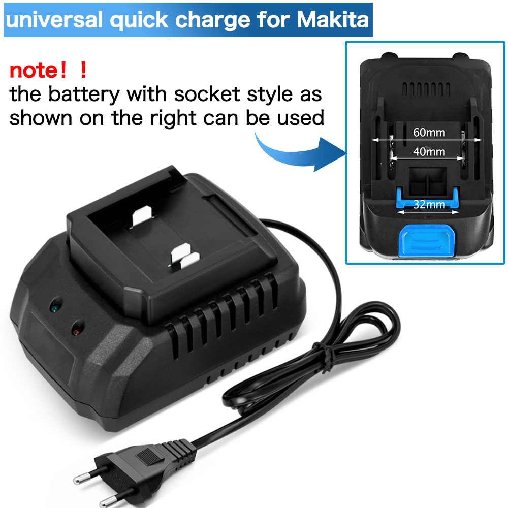 ที่ชาร์จแบบปลั๊ก EU/US/UK สำหร - Brushless Cordless Electric Drill 18V บทวิจารณ์และราคา