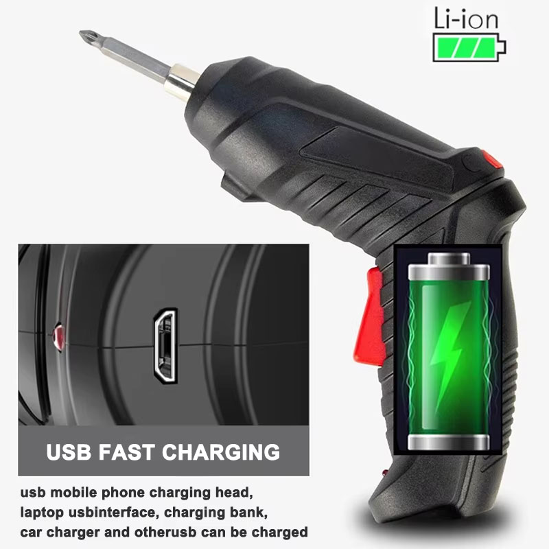 ชุดไขควงไฟฟ้า 3.6V เครื่องมือไ - Electric Screwdriver Rechargeable Usb บทวิจารณ์และราคา