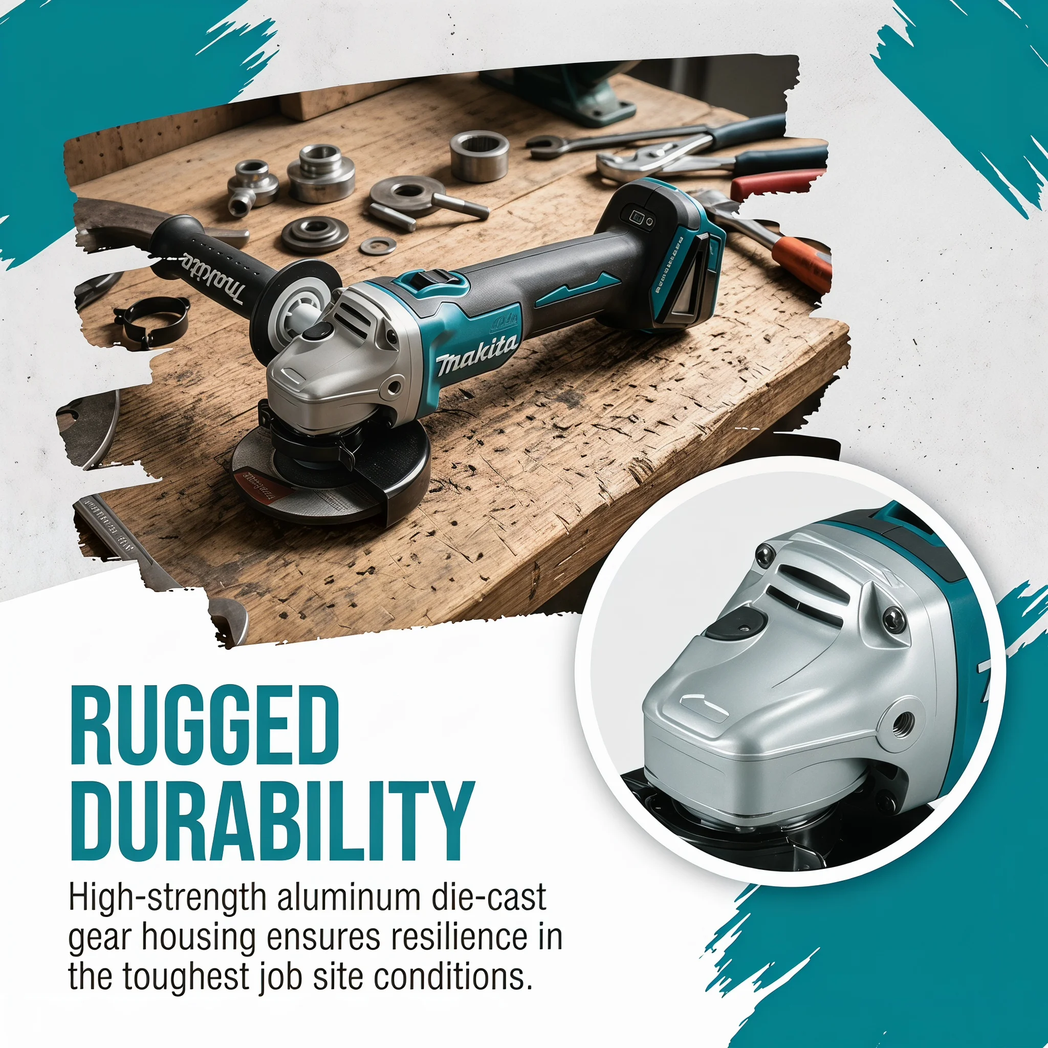 เครื่องเจียรไร้สาย Makita DGA4 - Brushless Angle Grinder Battery Powered บทวิจารณ์และราคา