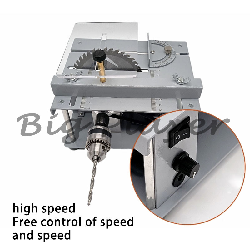 เลื่อยวงเดือนขนาดเล็กอเนกประสง - Mini Table Saw For Woodworking บทวิจารณ์และราคา