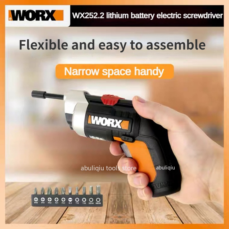 Worx WX252.2ไขควงไฟฟ้าขนาดเล็ก - Electric Screwdriver Rechargeable Usb บทวิจารณ์และราคา