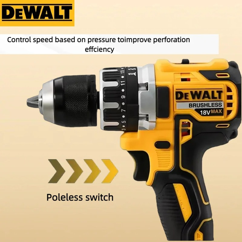 สว่านกระแทกไร้สาย Dewalt รุ่น  - Brushless Cordless Electric Drill 18V บทวิจารณ์และราคา