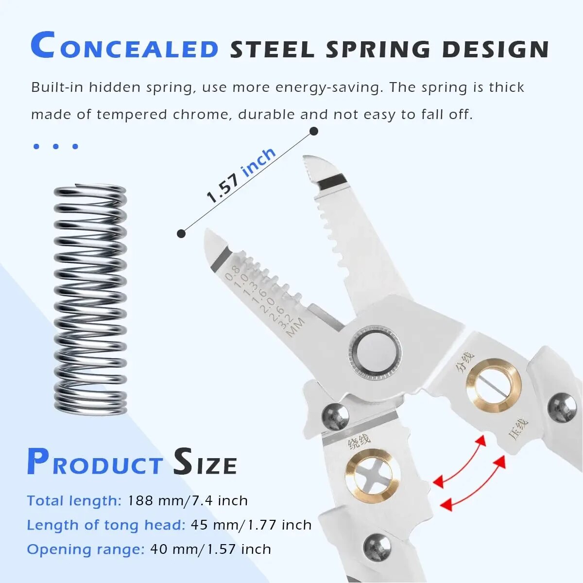 6 In 1 Wire Stripper พิเศษคีมเ - Automatic Wire Stripper Cutter บทวิจารณ์และราคา