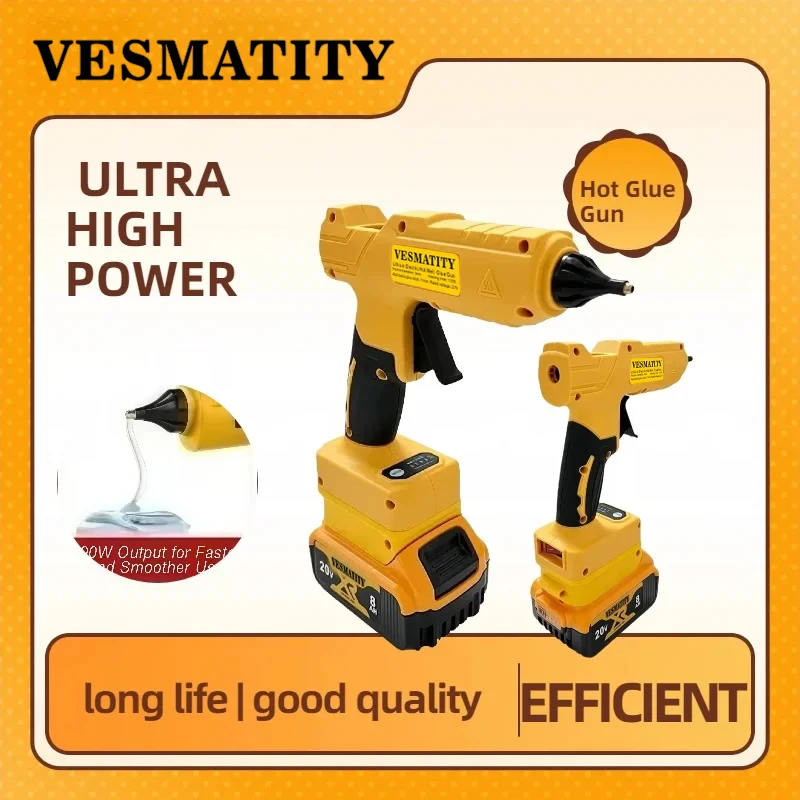 ปืนกาวร้อนไร้สายแบบมือถือสำหรั - Hot Melt Glue Gun Cordless บทวิจารณ์และราคา