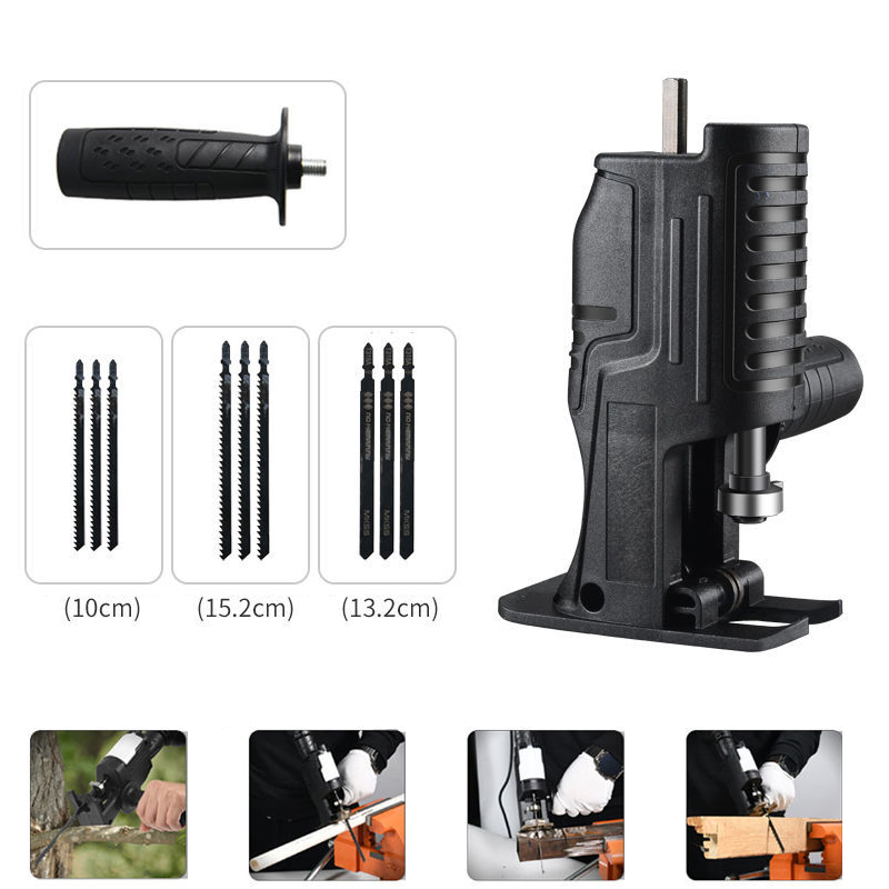 สว่านไฟฟ้าแบบมือถือ พร้อมเลื่อ - Reciprocating Saw Attachment Drill บทวิจารณ์และราคา