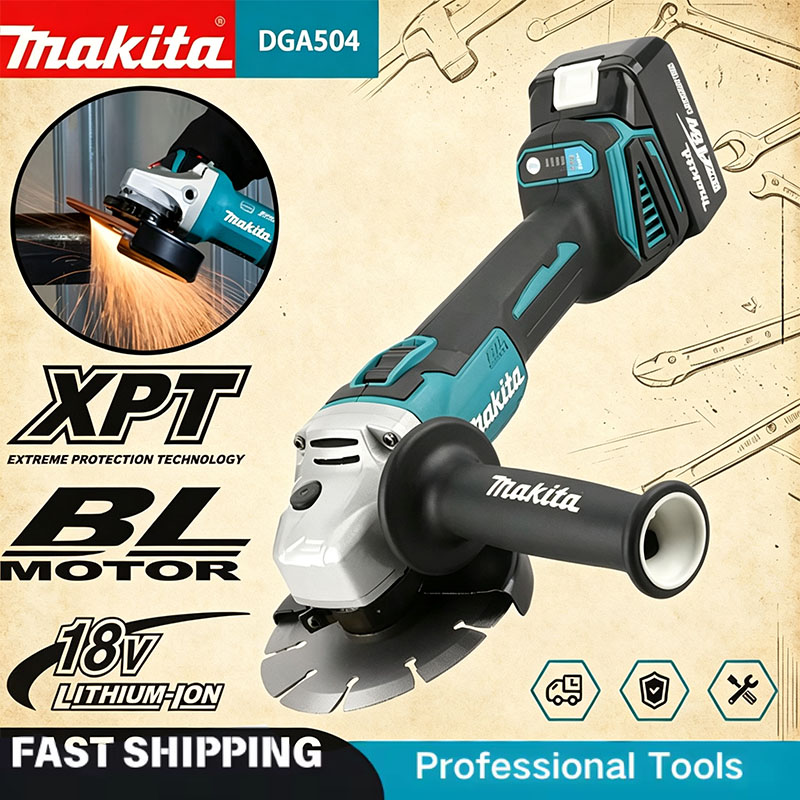 เครื่องเจียรไร้สาย Makita DGA5 - Brushless Angle Grinder Battery Powered บทวิจารณ์และราคา