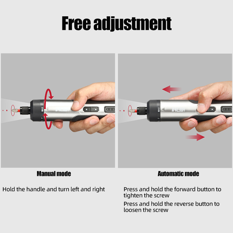 ชุดไขควงไฟฟ้าไร้สาย ปรับแรงบิด - Electric Screwdriver Rechargeable Usb บทวิจารณ์และราคา