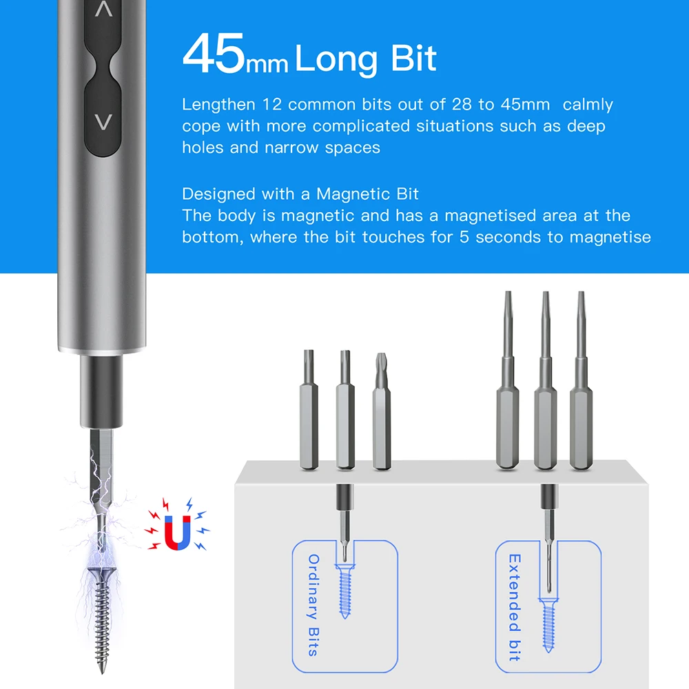 62/6 in 1 Precision ไขควงไฟฟ้า - Electric Screwdriver Rechargeable Usb บทวิจารณ์และราคา