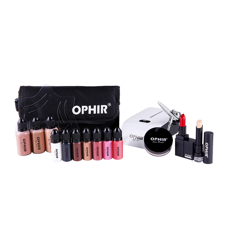 OPHIR Proแต่งหน้าตั้ง0.3มิลลิเ - Airbrush Kit With Mini Compressor บทวิจารณ์และราคา