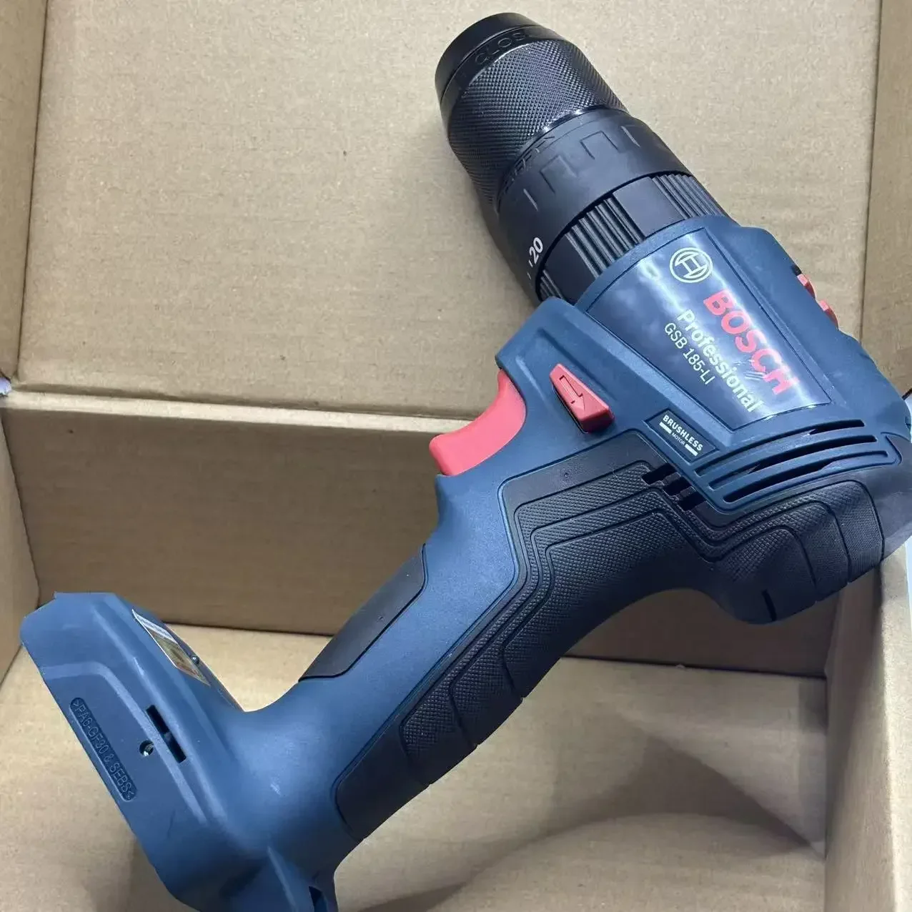 BOSCH GSB 185-LI สว่านกระแทกไร - Brushless Cordless Electric Drill 18V บทวิจารณ์และราคา