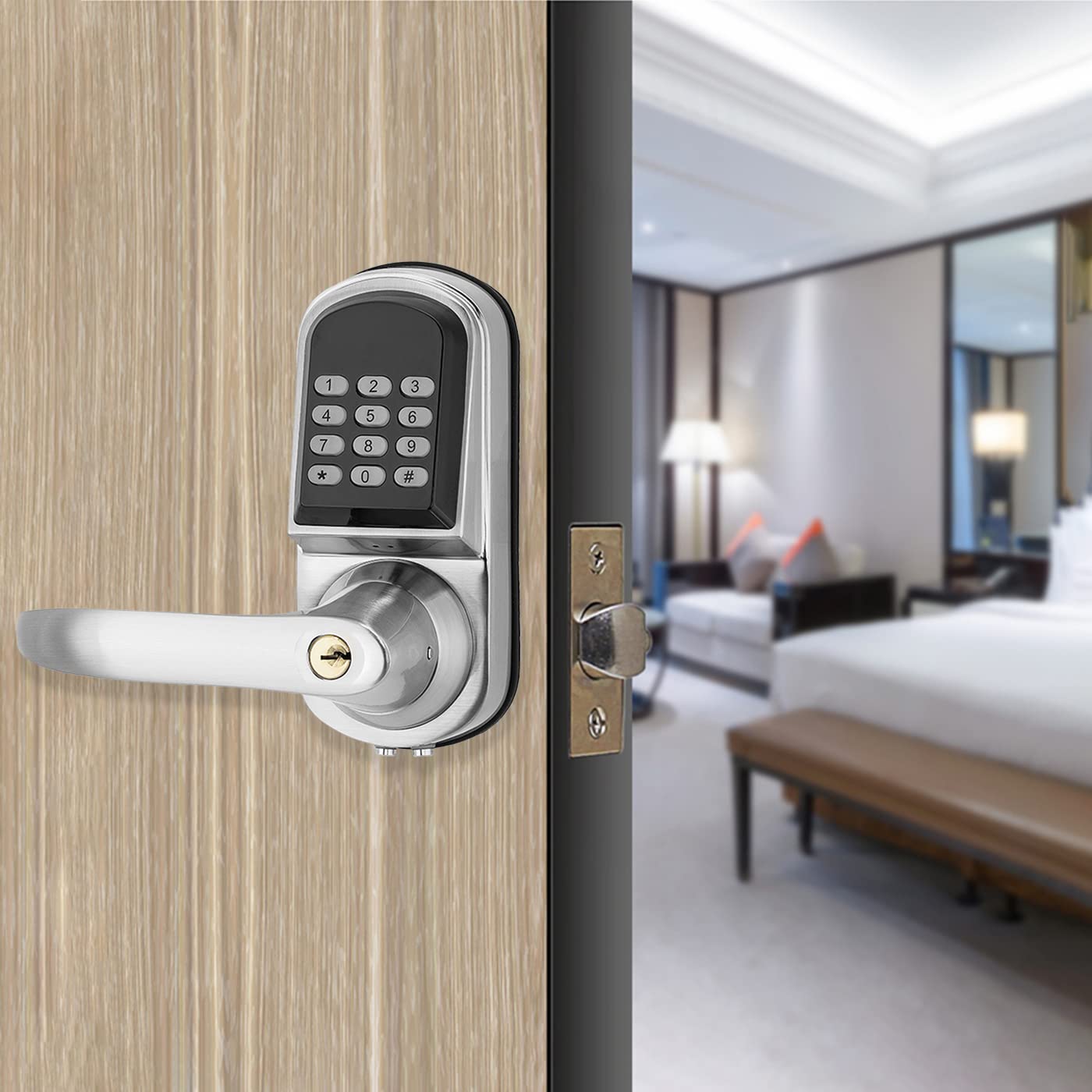 กุญแจล็อคประตูดิจิตอล TTlock B - Hardware บทวิจารณ์และราคา