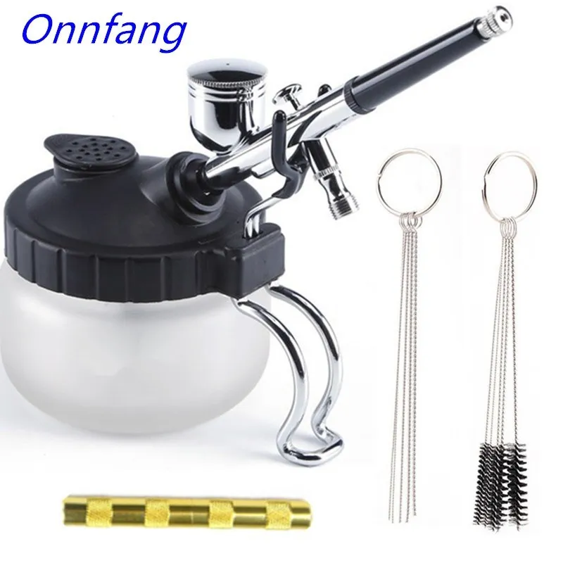 ทำความสะอาดAirbrushหม้อStabili - Airbrush Kit With Mini Compressor บทวิจารณ์และราคา