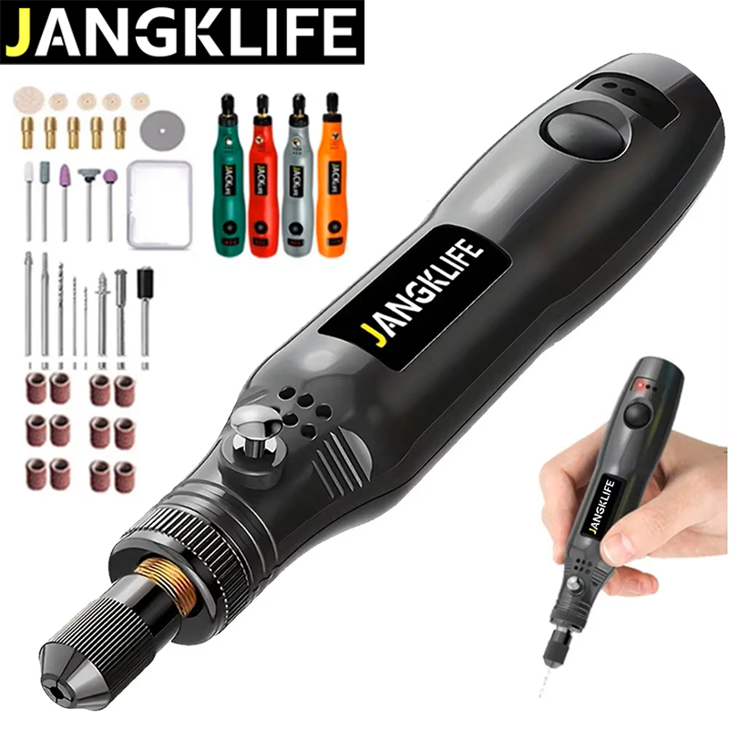 JANGKLIFE USB ชุดเครื่องมือโรต - Cordless Rotary Tool Kit Accessories บทวิจารณ์และราคา