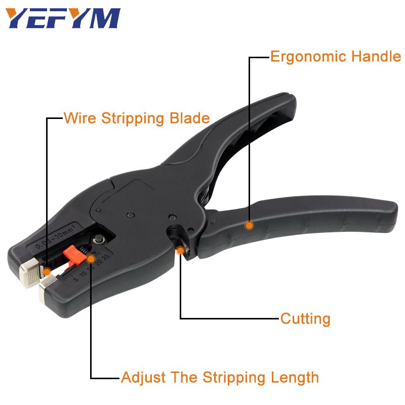 คีมปอกสายไฟและเครื่องตัด YE-D1 - Automatic Wire Stripper Cutter บทวิจารณ์และราคา