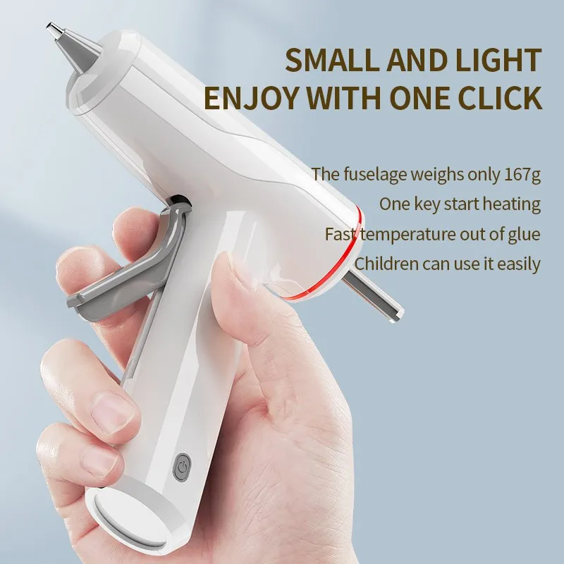 ปืนกาวร้อนไร้สายขนาดเล็ก อุณหภ - Hot Melt Glue Gun Cordless บทวิจารณ์และราคา