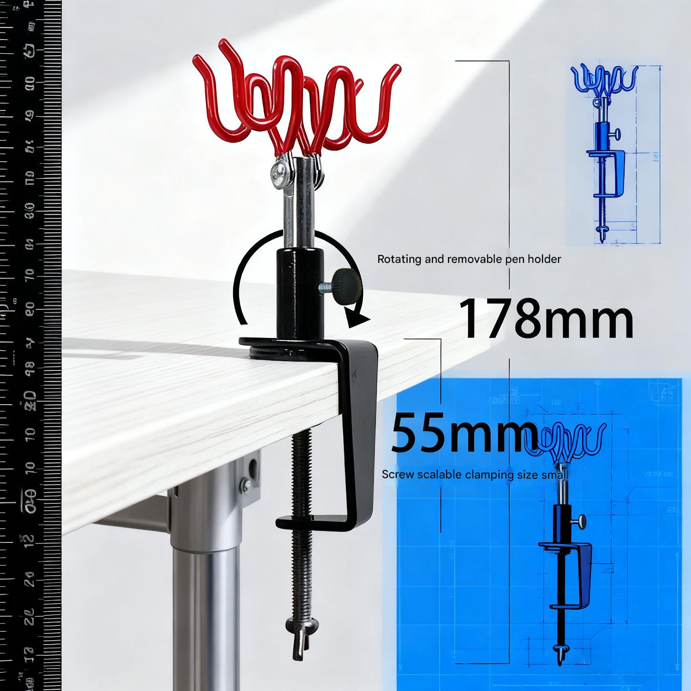 ชุดขาตั้งแอร์บรัชแบบยึดติดด้วย - Airbrush Kit With Mini Compressor บทวิจารณ์และราคา
