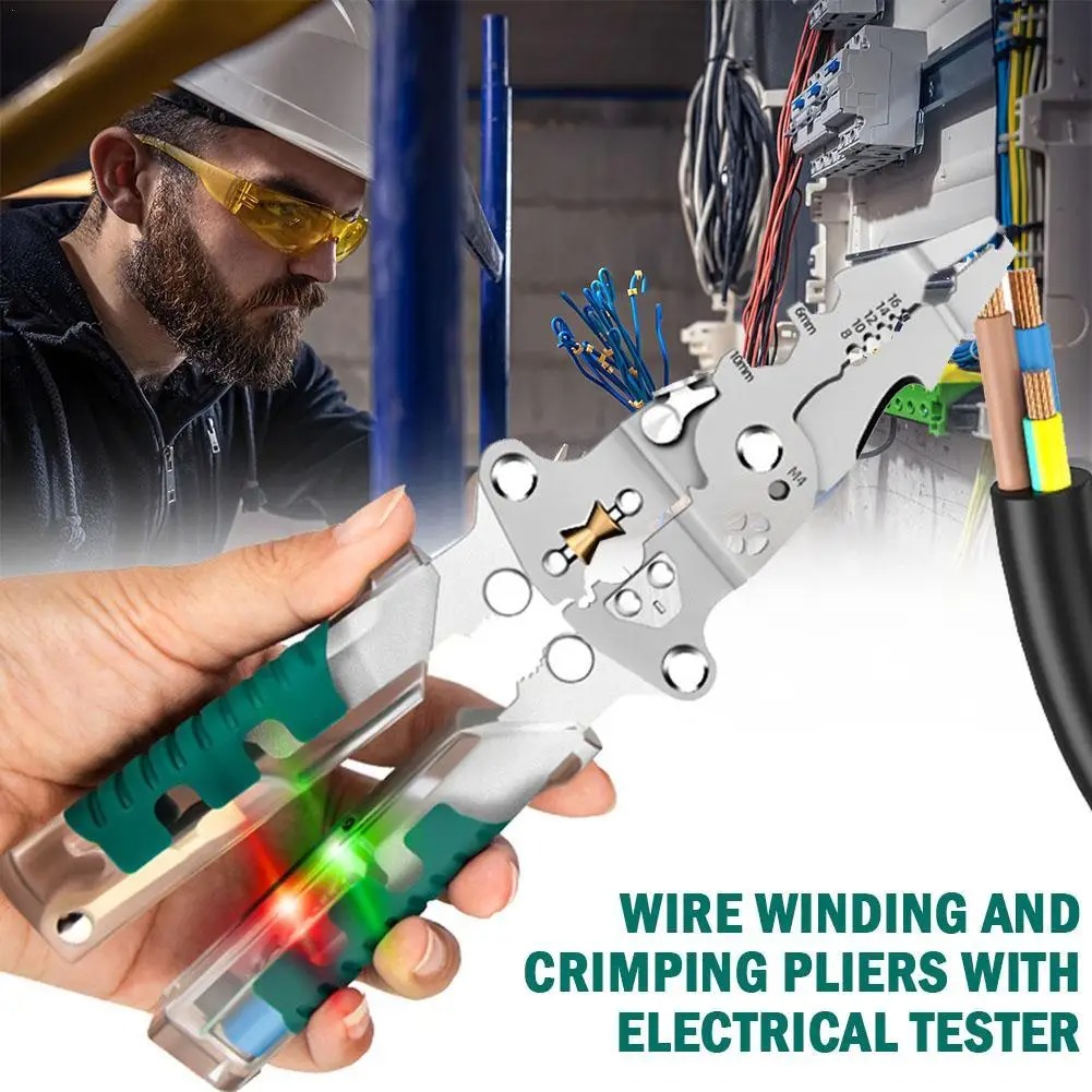 Foldablbe คีมปอกสายไฟการทดสอบแ - Automatic Wire Stripper Cutter บทวิจารณ์และราคา
