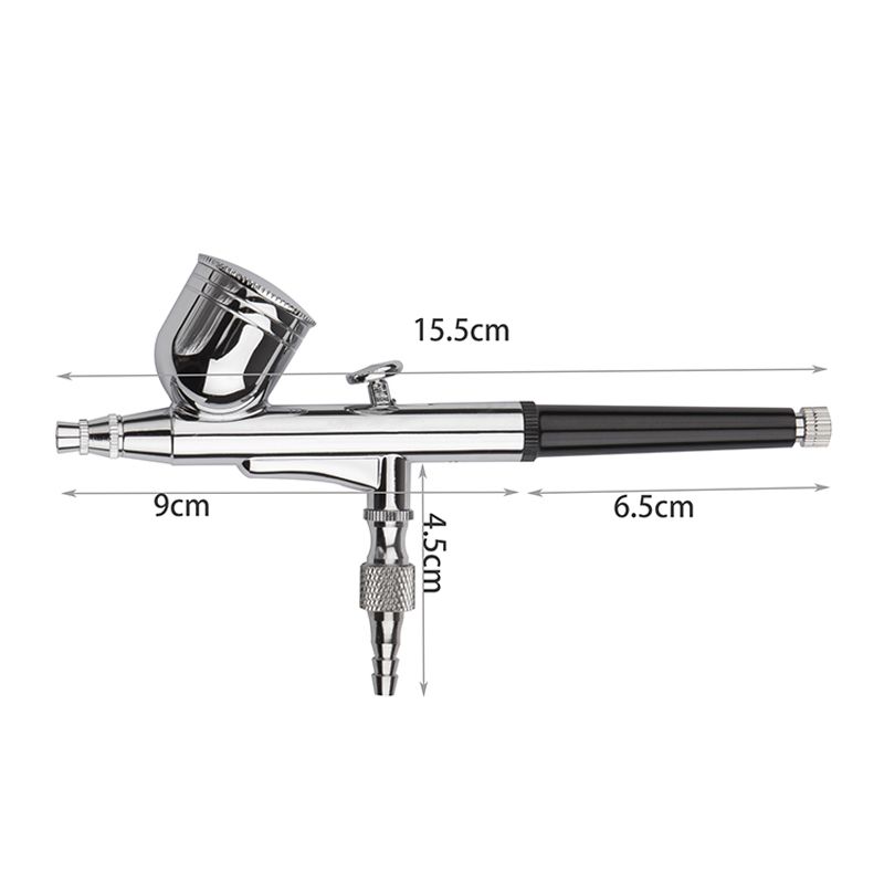 แรงโน้มถ่วง Dual-action Mini A - Airbrush Kit With Mini Compressor บทวิจารณ์และราคา