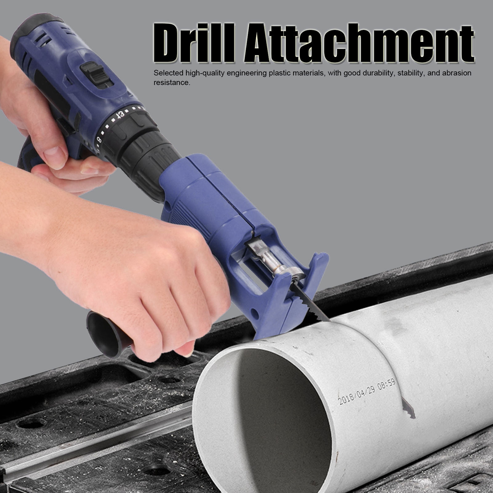 อะแดปเตอร์เลื่อยลูกสูบแบบพกพา  - Reciprocating Saw Attachment Drill บทวิจารณ์และราคา