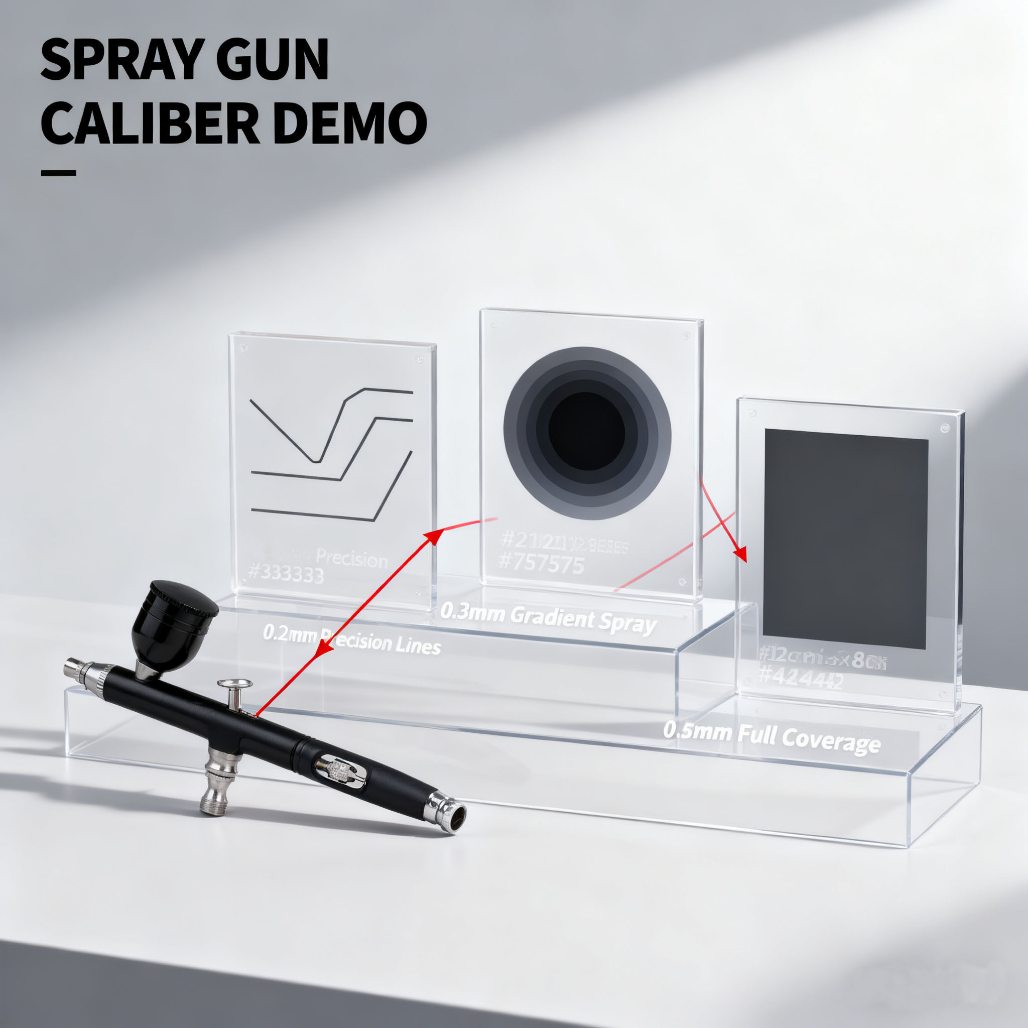 แอร์บรัชแบบดูอัลแอคชั่นขนาด 0. - Airbrush Kit With Mini Compressor บทวิจารณ์และราคา