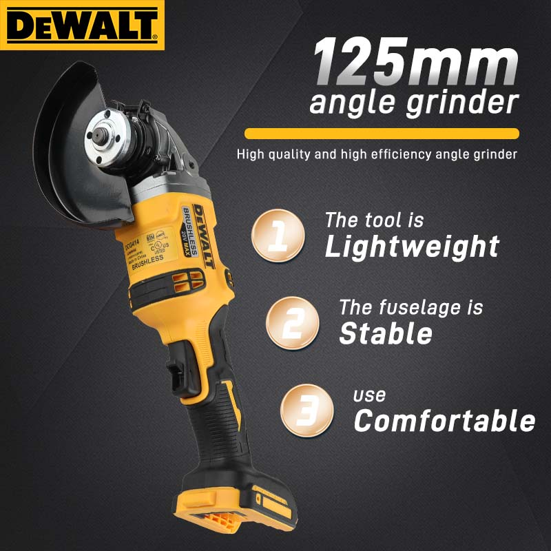 เครื่องเจียรมุมไร้สาย DEWALT D - Brushless Angle Grinder Battery Powered บทวิจารณ์และราคา