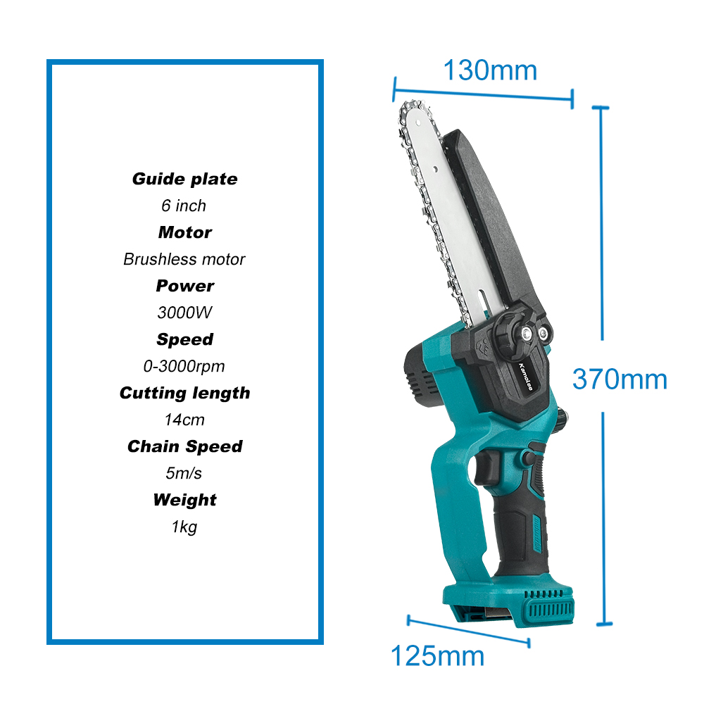 Kamolee 6 นิ้ว 8 นิ้ว Mini Bru - Mini Electric Chainsaw 6 Inch บทวิจารณ์และราคา