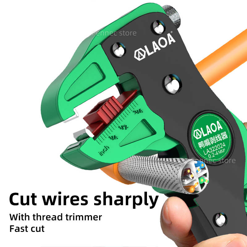 LAOA เครื่องมือปอกสายไฟ คีมตัด - Automatic Wire Stripper Cutter บทวิจารณ์และราคา