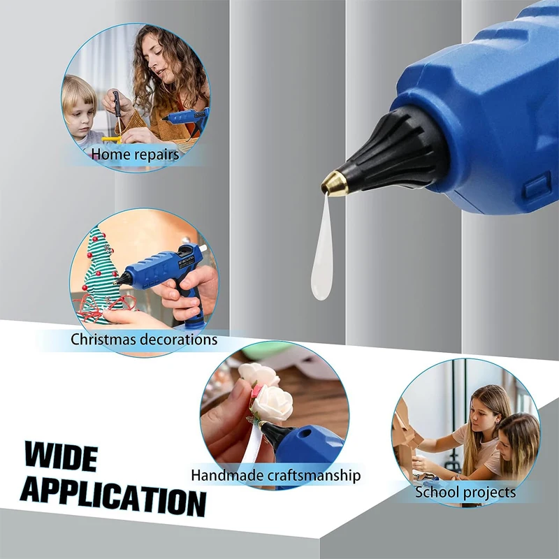 ปืนกาวร้อนไร้สายสำหรับแบตเตอรี - Hot Melt Glue Gun Cordless บทวิจารณ์และราคา
