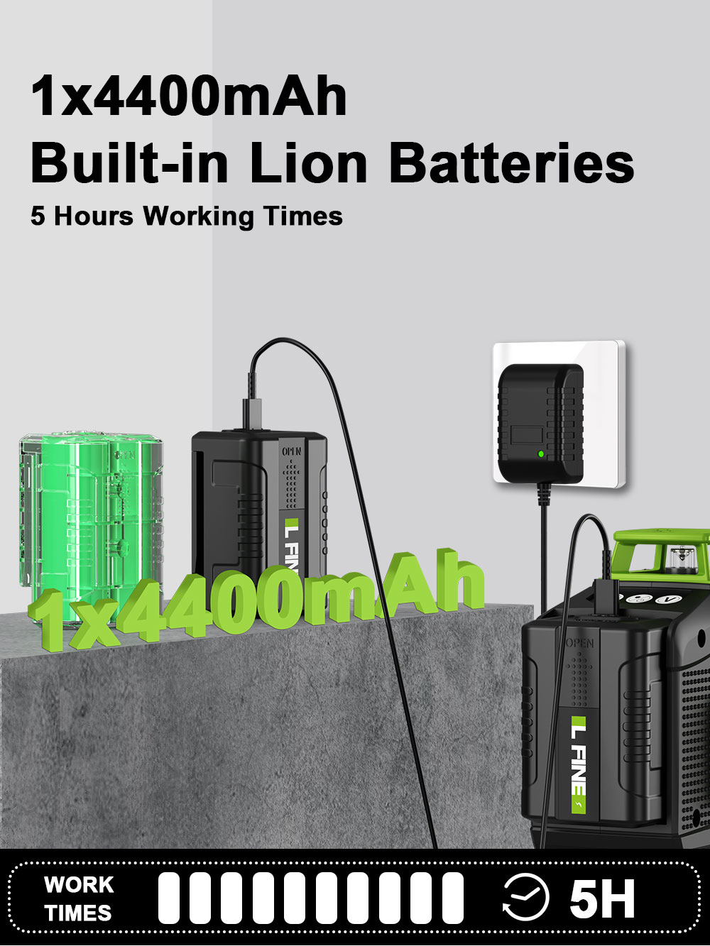 LFINE 4D 16 เส้น 360 Self-leve - Laser Level 16 Lines 4D Green บทวิจารณ์และราคา