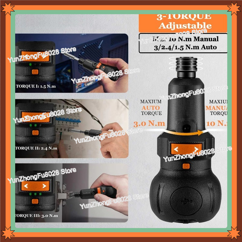 ไขควงไฟฟ้า 4V, 400 รอบต่อนาที, - Electric Screwdriver Rechargeable Usb บทวิจารณ์และราคา